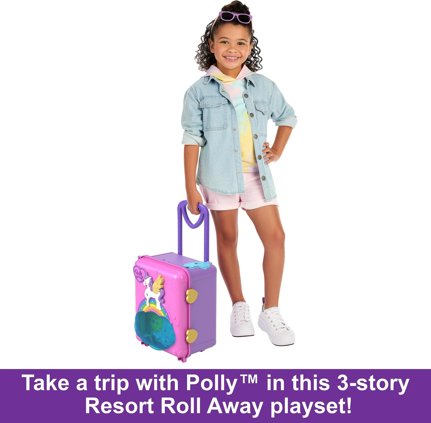 Polly Pocket Resort Roll Away Playset