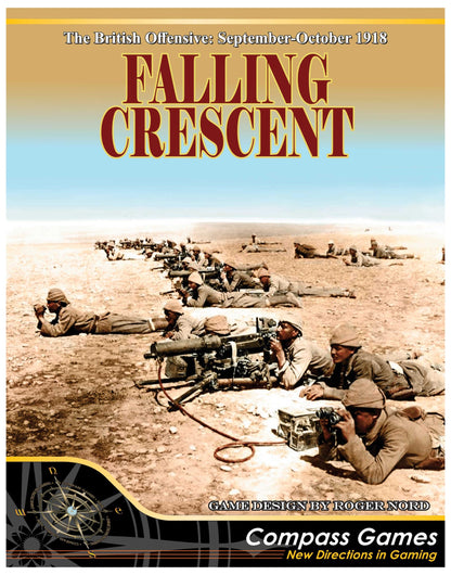 Compass Games Falling Crescent WWI British Offensive Board Game, for Adults 18+