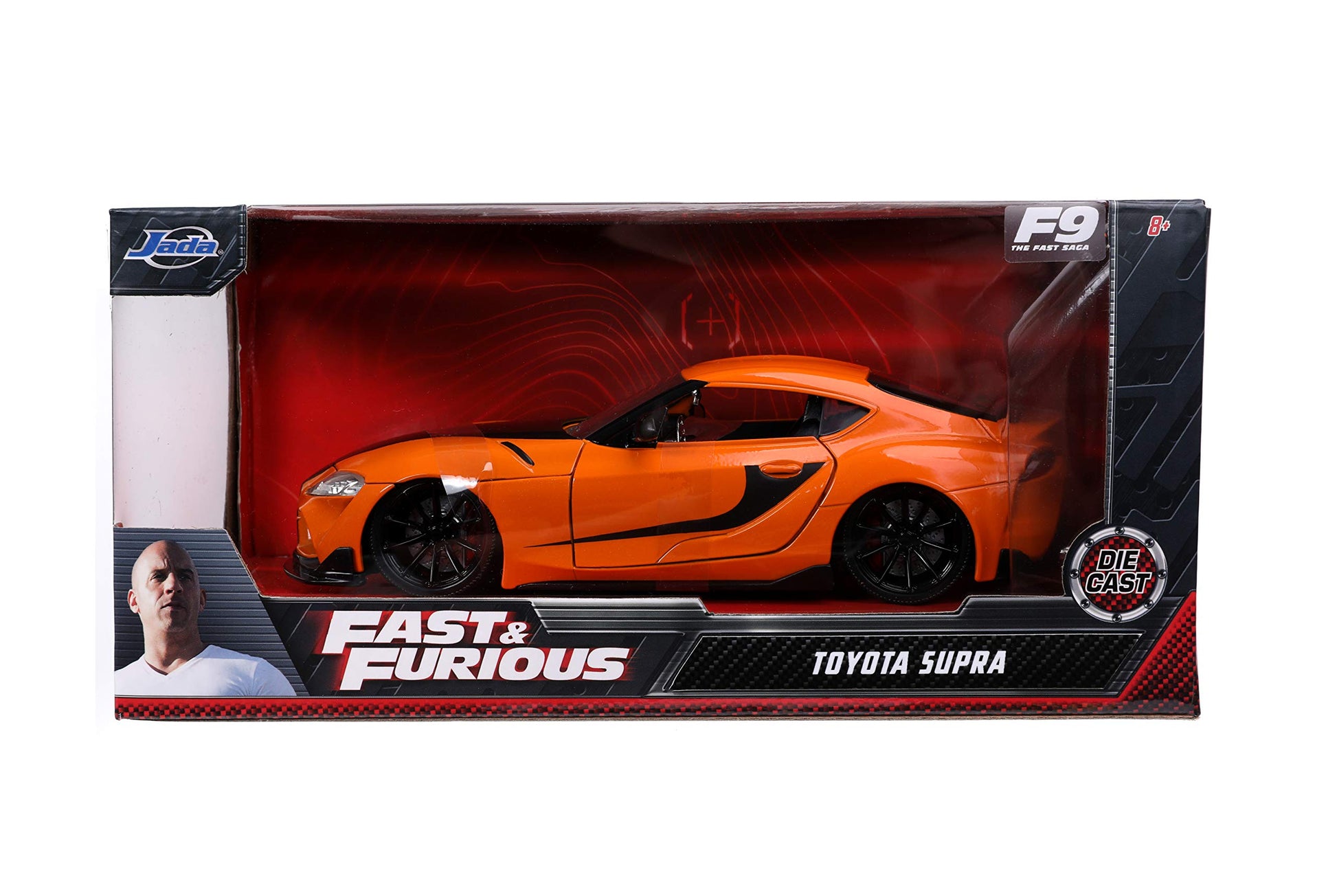 Jada Fast & Furious F9 1:24 2020 Toyota Supra Die-cast Car, Toys for Kids and Adults