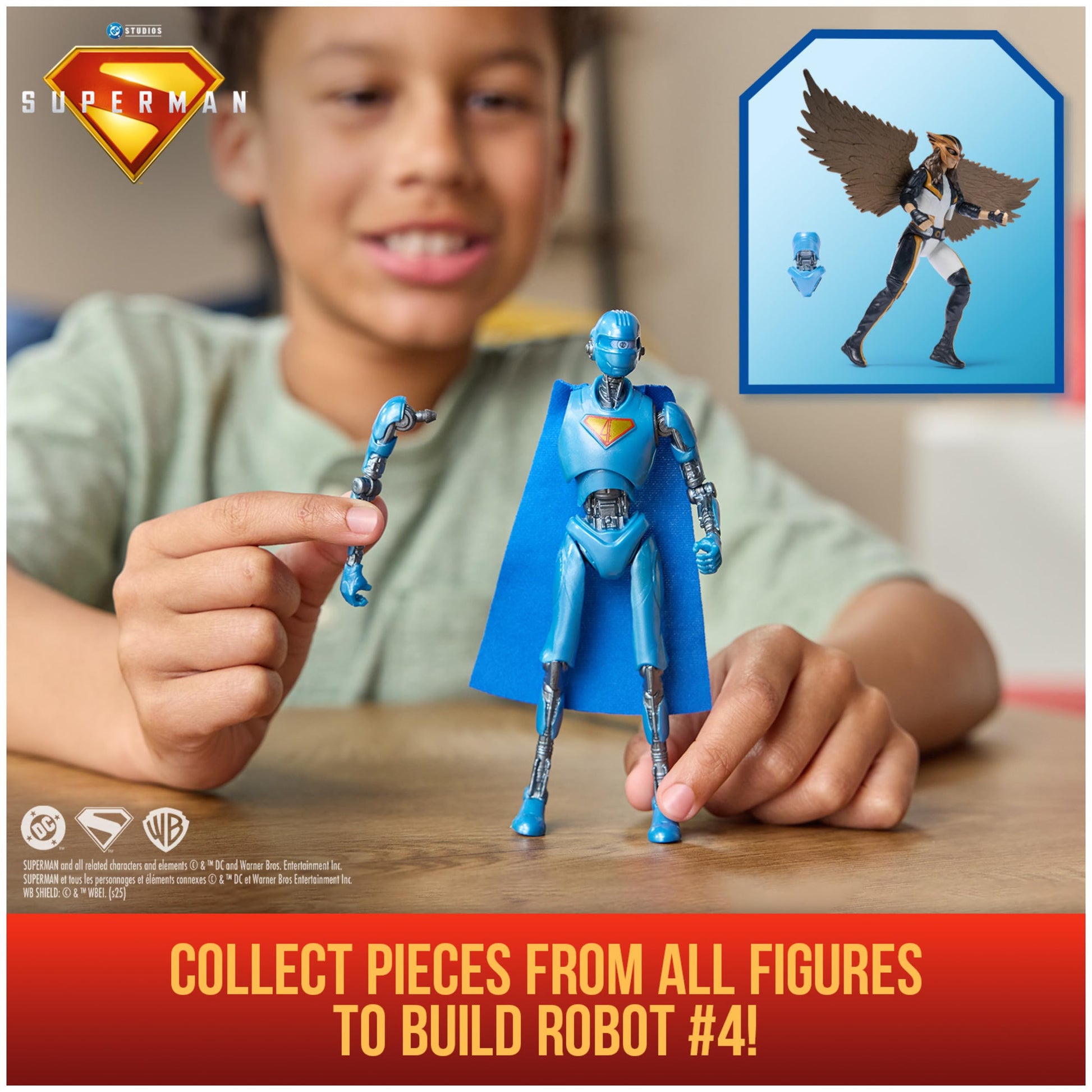 DC Comics Superman Hawk Girl Action Figure, 6-Inch