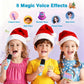 Mini Karaoke Machine with 2 Wireless Microphones, 2026 TOP Kids Portable Bluetooth Karaoke Machine for 3, 4, 5, 6, 7, 8, 9,10,11,12+Year Old
