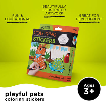 Crocodile Creek, Playful Pets Coloring Stickers