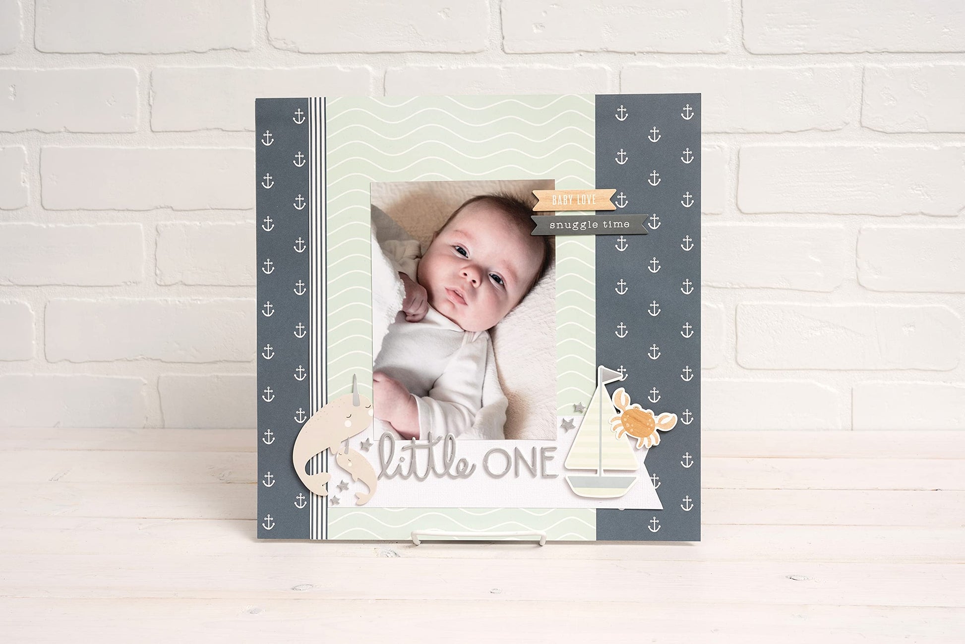 Night Night Baby Boy Thickers Stickers 5.5"X11" 158/Pkg-Words & Numbers/Silver Foiled Foam