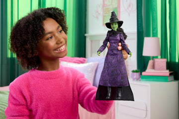 Mattel Universal Pictures’ Wicked Elphaba Thropp Fashion Doll with Removable Outfit & 7 Points of Articulation, Inspired by the Movie