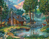 Vermont Christmas Company House by The Lake Jigsaw Puzzle 1000 Piece