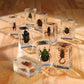 Constructive Playthings Bugs Collection, 12 Real Insects with Mini Magnifyer Scientific Educational Toy