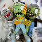 JHESAO 3PCS PVZ Plushies Plants and Zombies Plush Toys Normal Zombie PVZ 1 2 Stuffed Soft Doll Mummy Zombie New