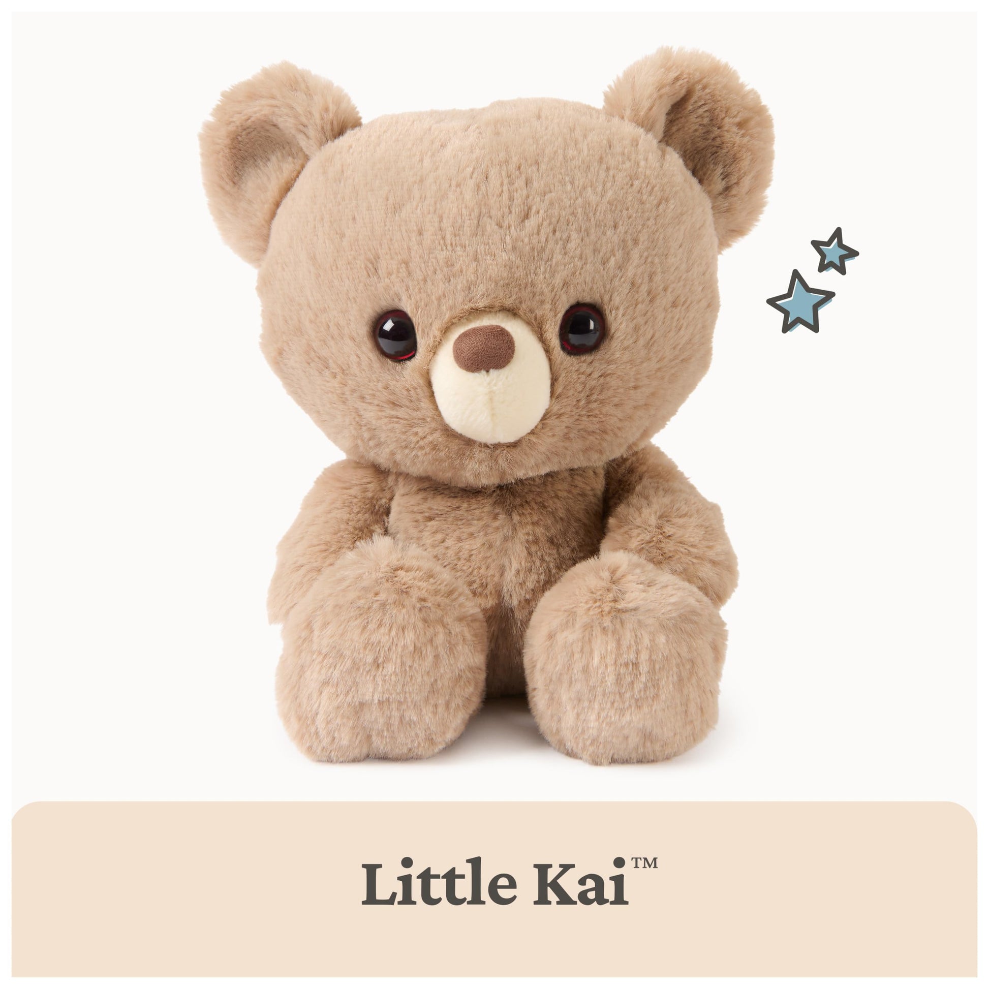 GUND Forever Friends Littles Kai 7-Inch Teddy Bear Plush Toy, Ages 1+