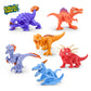 Smashers Dino vs Aliens Planet 2 Pack by ZURU - Smashable Capsule Toy with Dino & Alien Figures, 5 Surprises Inside, Collectible Novelty Toy for Kids