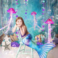 Cheerland Purple Jellyfish Decor Under The Sea Party Decoration Little Mermaid Theme Birthday Decorations Ocean Theme Décor Hanging Jelly Fish