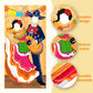 JOYIN Cinco de Mayo Fiesta Couple Photo Door Banner for Party Supplies, Mexican Photography Backdrop Decoration, Mexican Theme Photo Booth Background