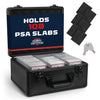 Hobby Defense 3 ROW Graded Card Storage Box, Holds 105+ PSA Slab Case for Sports Cards, Trading Card Case with Lock, BGS Card Carrying Case, Card