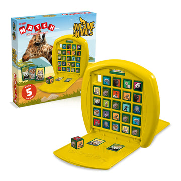 Top Trumps Match Game Awesome Animals - Family Board Games for Kids and Adults - Matching Game and Memory Game - Fun Two Player Kids Games - Memories