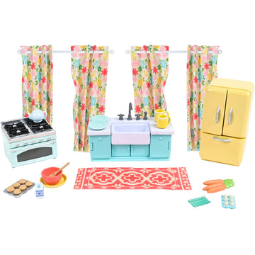 Honey Bee Acres Sweet Home Kitchen Accessories Playset, 27 piece Set: