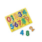 Melissa & Doug Disney Wooden Peg Puzzles Set: Letters, Numbers, and Shapes and Colors