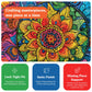 Cross & Glory | Jigsaw Puzzles for Adults | Rainbow Mandala Mirage