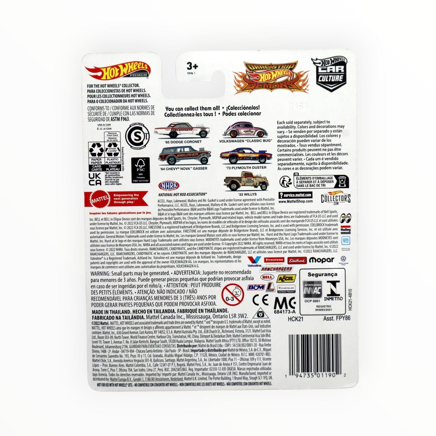 Hot Wheels '64 Chevy Nova Gasser, Car Culture 3/5