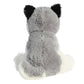 Aurora® Cuddly Husky Stuffed Animal - Cozy Comfort - Endless Snuggles - Gray 14 Inches