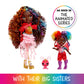 Rainbow High Littles Rainbow Fantasy Fairies + Pet - Astrid, Rainbow 5.5" Posable Small Doll & Fantasy Butterfly Pet with Interchangeable Fairy Wings