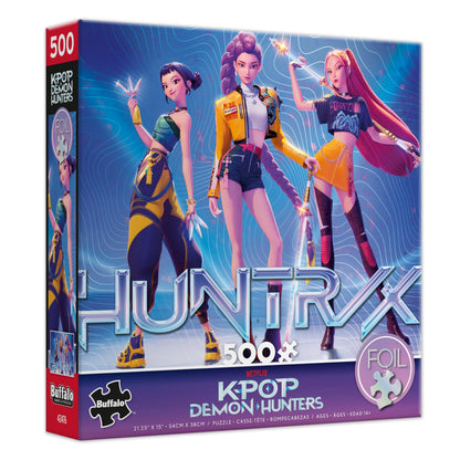 Ceaco - Kpop Demon Hunters Foil-Finish - 500 Piece Jigsaw Puzzle for Adults