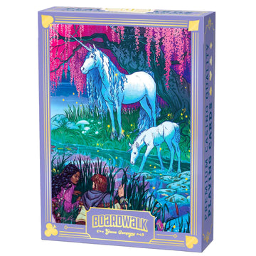 Boardwalk Puzzles Finding Unicorns, Featherlight Unique Playing Cards, Fun Themed Deck for Home and Travel