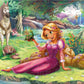 Ceaco - Disney Rapunzel and Pascal - 100 Piece Puzzle for Kids Ages 6-8