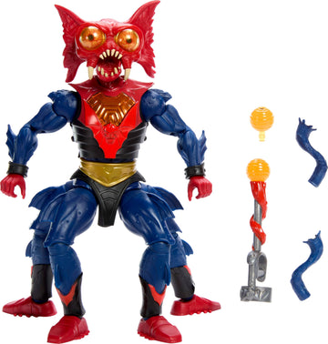 Masters of The Universe Masterverse Action Figure New Eternia Mantenna, 7 Inch Motu Toy, 30 Points Articulation, Pop Out Eye Extenders & Blaster