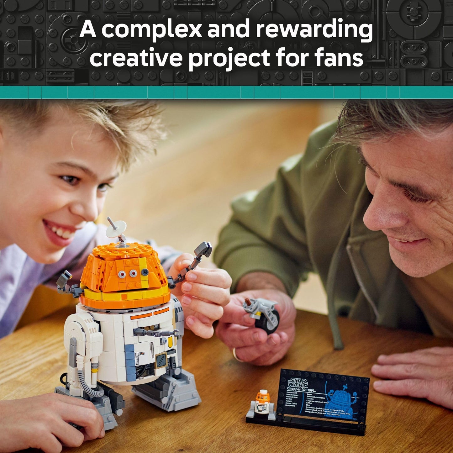 LEGO Star Wars: Ahsoka Chopper (C1-10P) Astromech Droid Set - Building Toy for Kids, Ages 10+ - Makes a Great Gift for Boys and Girls - Model Kit