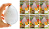 JA-RU Dino Age Giant Hatching Dinosaur Eggs - Water Growing Toys for Kids (6 Eggs Assorted) Educational Science Toys, Dinosaur Party Favors & Goodie