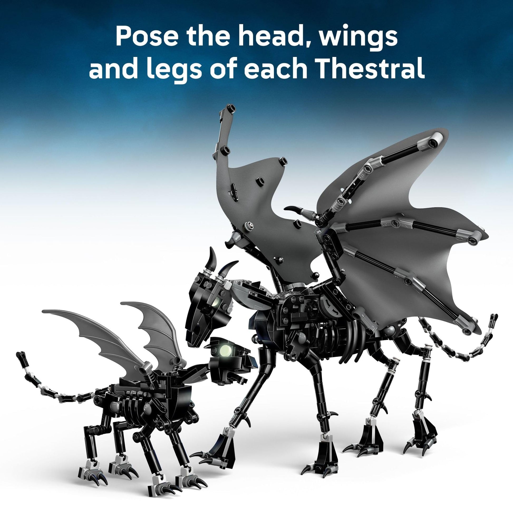 LEGO Harry Potter Thestral Family Building Toy - Pretend Play for Kids, Boys and Girls, Ages 10+ - Collectible Harry Potter Poseable Action Figures