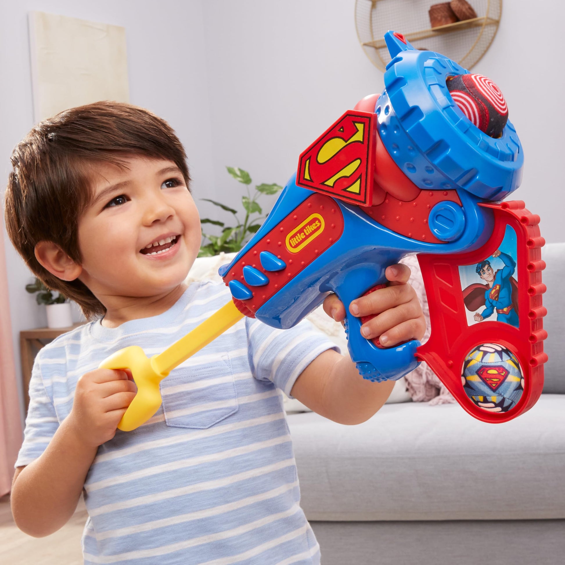 Little Tikes Superman Boom Blaster, DC Active Play Toy Blasters, Boys and Girls Ages 3+ Years