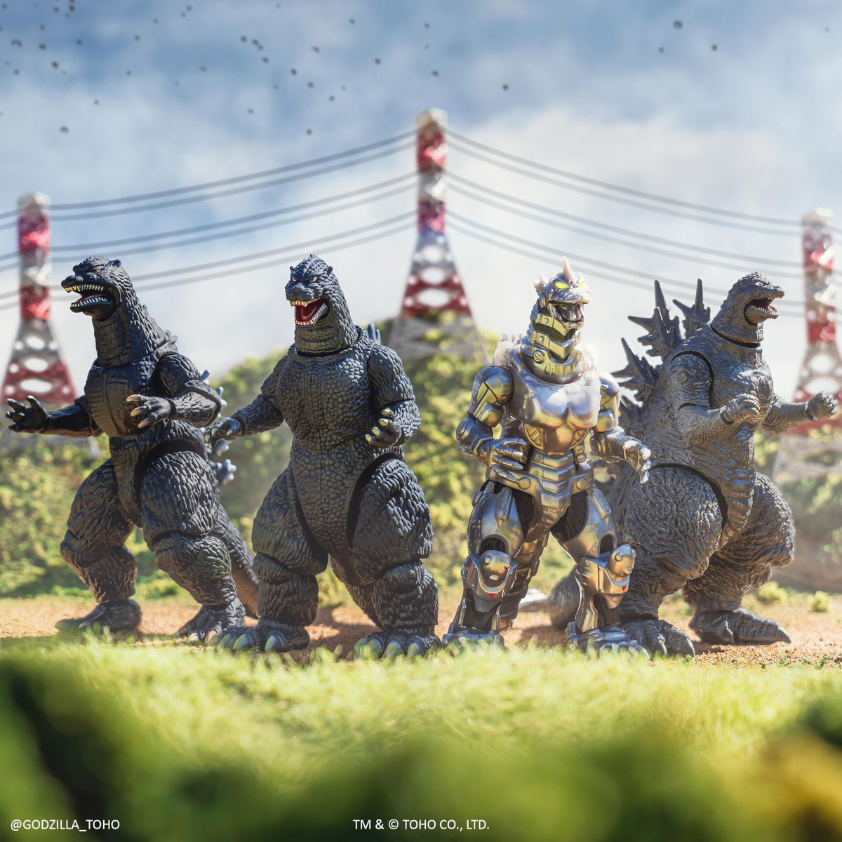 Bandai Namco - Godzilla - Godzilla 2004, 6" Action Figure Set