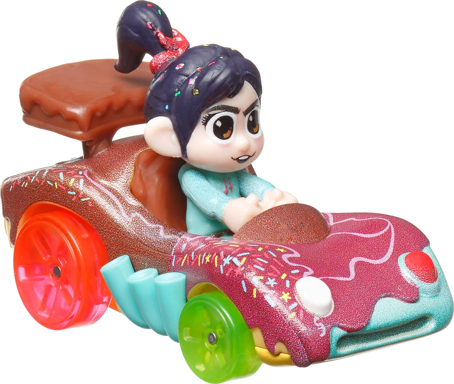 Hot Wheels Disney Pixar RacerVerse 4-Pack of 1:64 Scale Die-Cast Cars with Character Drivers, Optimized for Track Racing