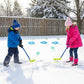 Wham-O Winter Outdoor Snow Golf Game Set for Kids and Adults, Backyard Golf Set for Fun Winter Activity, Includes 2 Golf Balls, 2 Golf Clubs, and 3