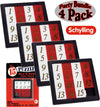 Schylling The 15 Puzzle - Number Slide Brain Teaser (4-Pack)