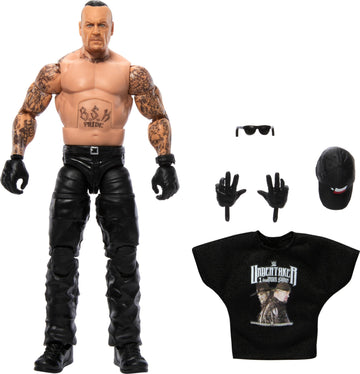 Mattel WWE Elite Action Figure & Accessories, Series #107 Undertaker 6-inch Collectible with 25 Articulation Points & Swappable Hands