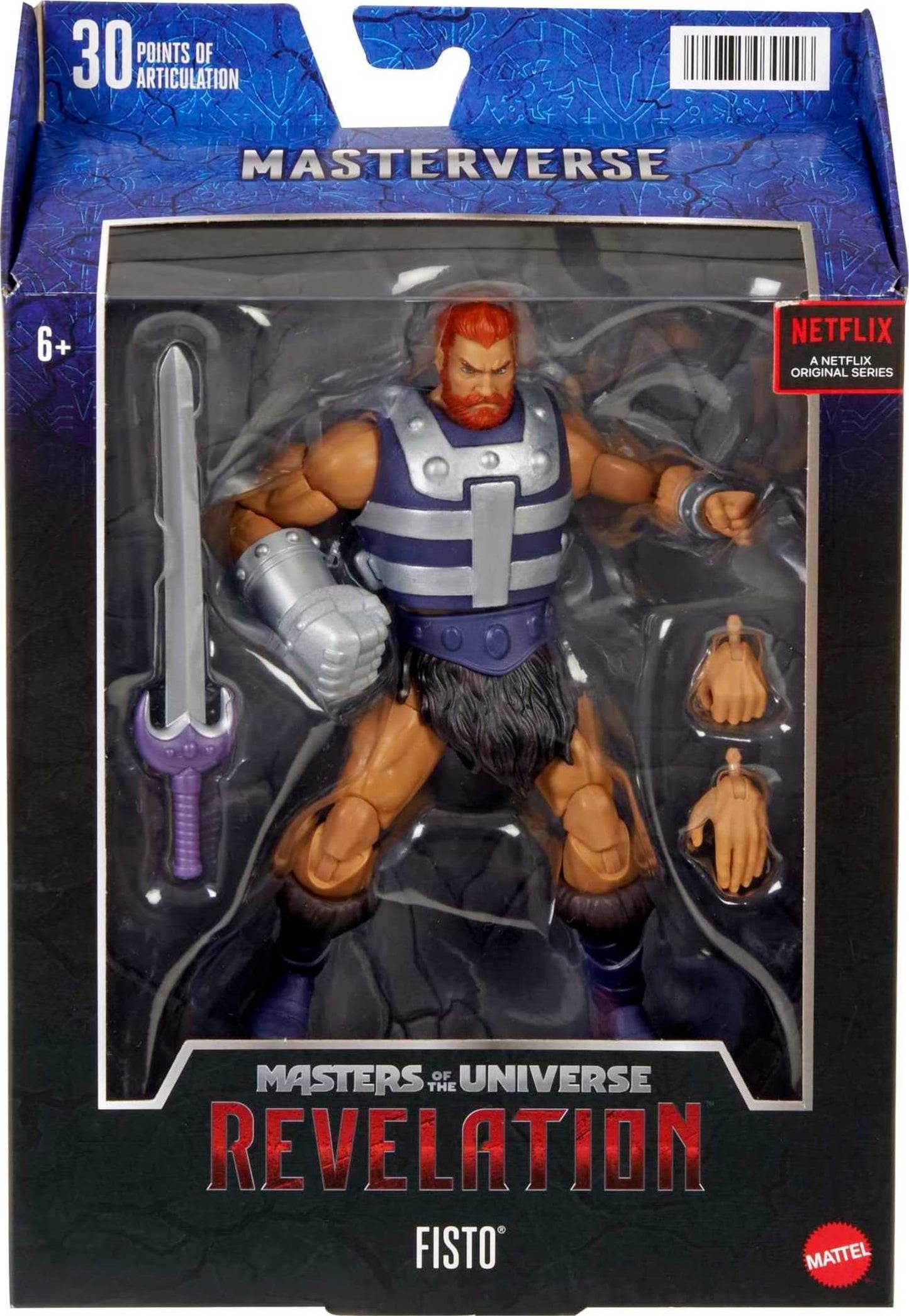 Masters of the Universe Masterverse Fisto Action Figure with Accessories, 7-inch Motu Collectible Gift for Fans 6 Years Old & Up