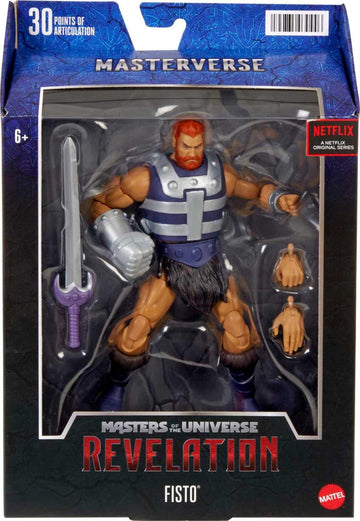 Masters of the Universe Masterverse Fisto Action Figure with Accessories, 7-inch Motu Collectible Gift for Fans 6 Years Old & Up