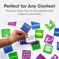 Future Focused We! Connect Cards - Conversation Cards for Future Focused Connection - 60 Color-Coded Questions and 10 No-Prep Group Activities - Ideal