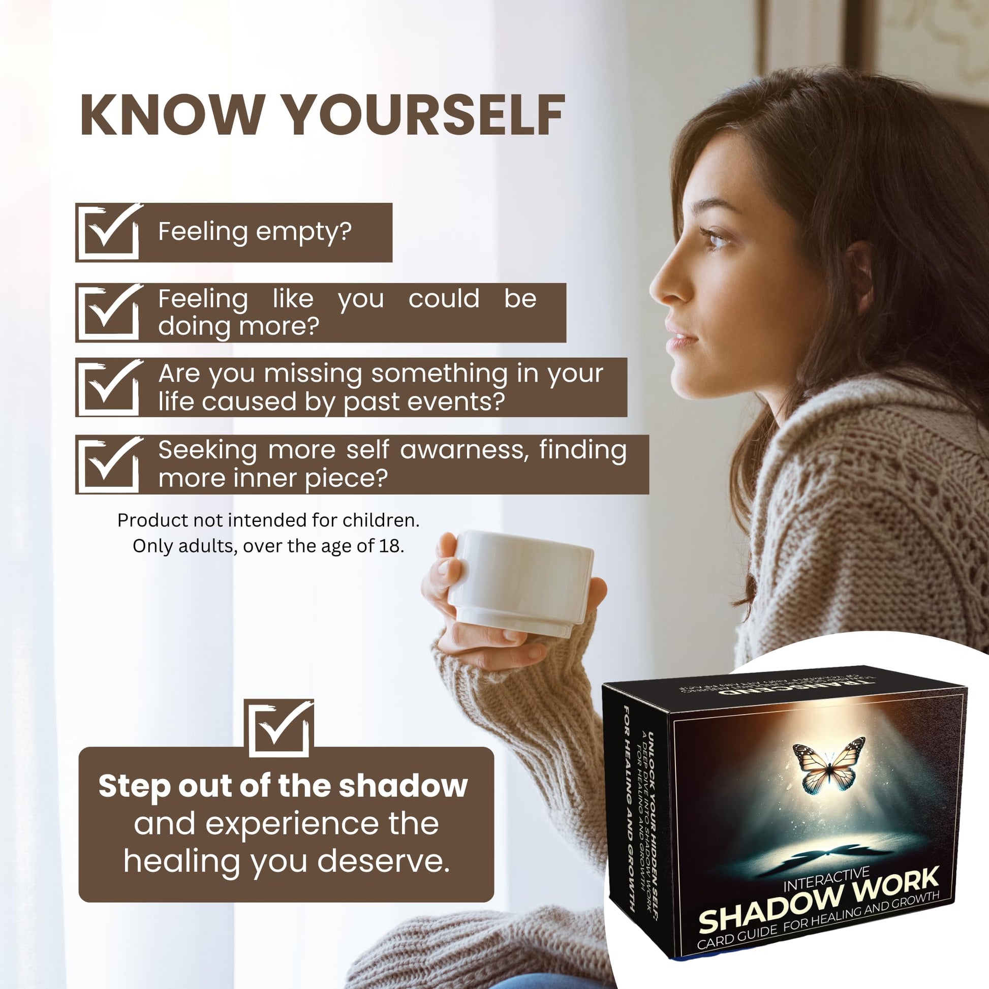 Momentum Boards Shadow Work Cards The First, Interactive Shadow Work Game Distilled from Shadow Work journals