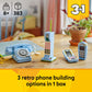 LEGO Creator 3 in 1 Retro Telephone Kids Toy - Home Decor for Bedroom or Kids Room - Building Toy and Learning Playset for Girls & Boys, Ages 8+