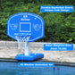 Pool Basketball Hoop Poolside, Large Pool Summer Water Basketball Hoop Game Toys with Lengthen Sturdy Base for Kids Boys Girls, Swimming Pool