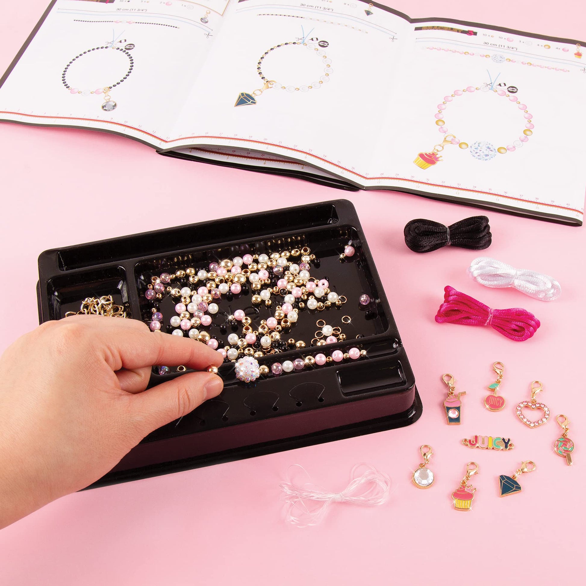 Make It Real Mini Juicy Couture Pink & Precious Bracelets