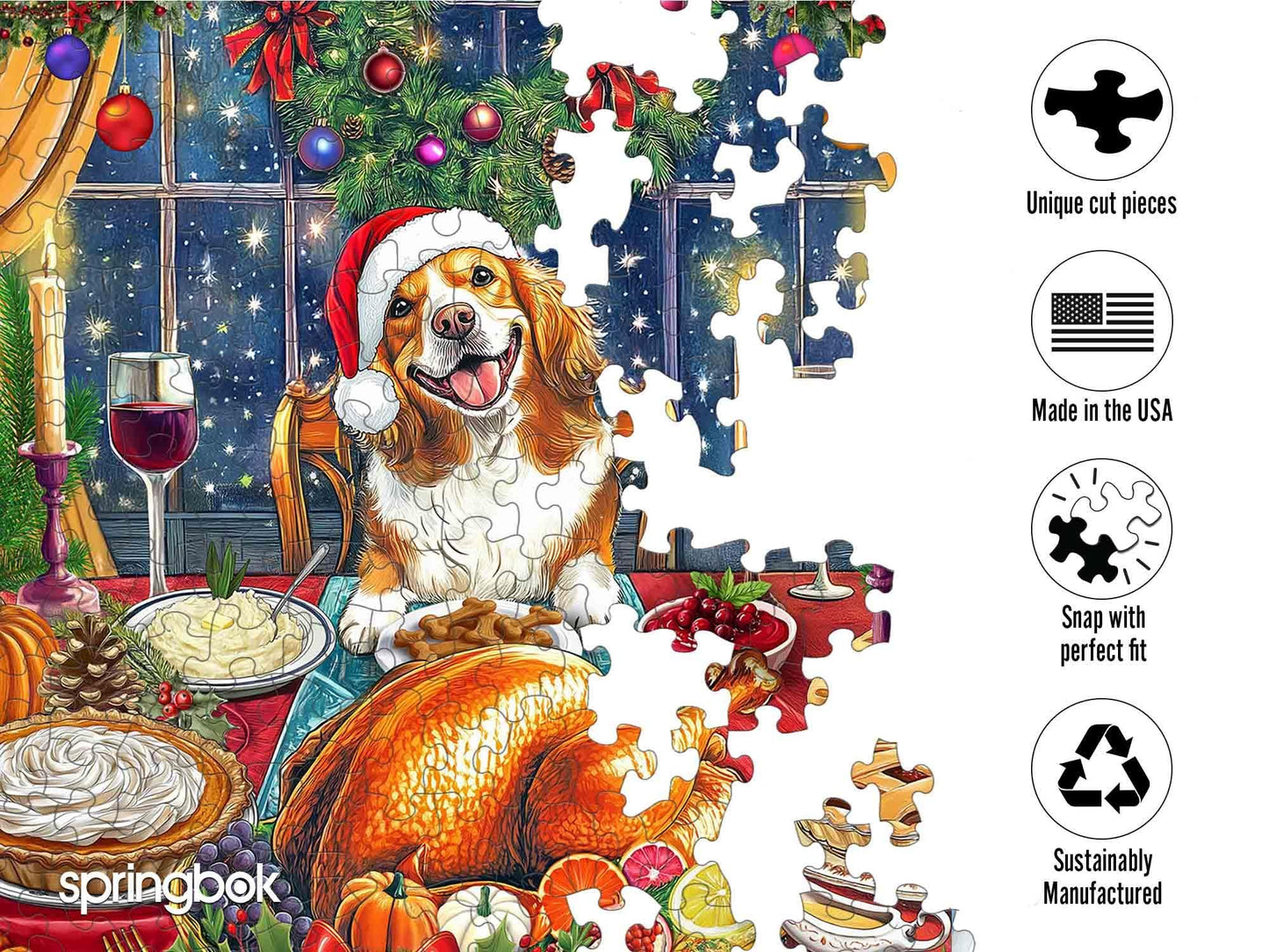 Springbok Thanksgiving Guest 1000 Piece Jigsaw Puzzle for Adults