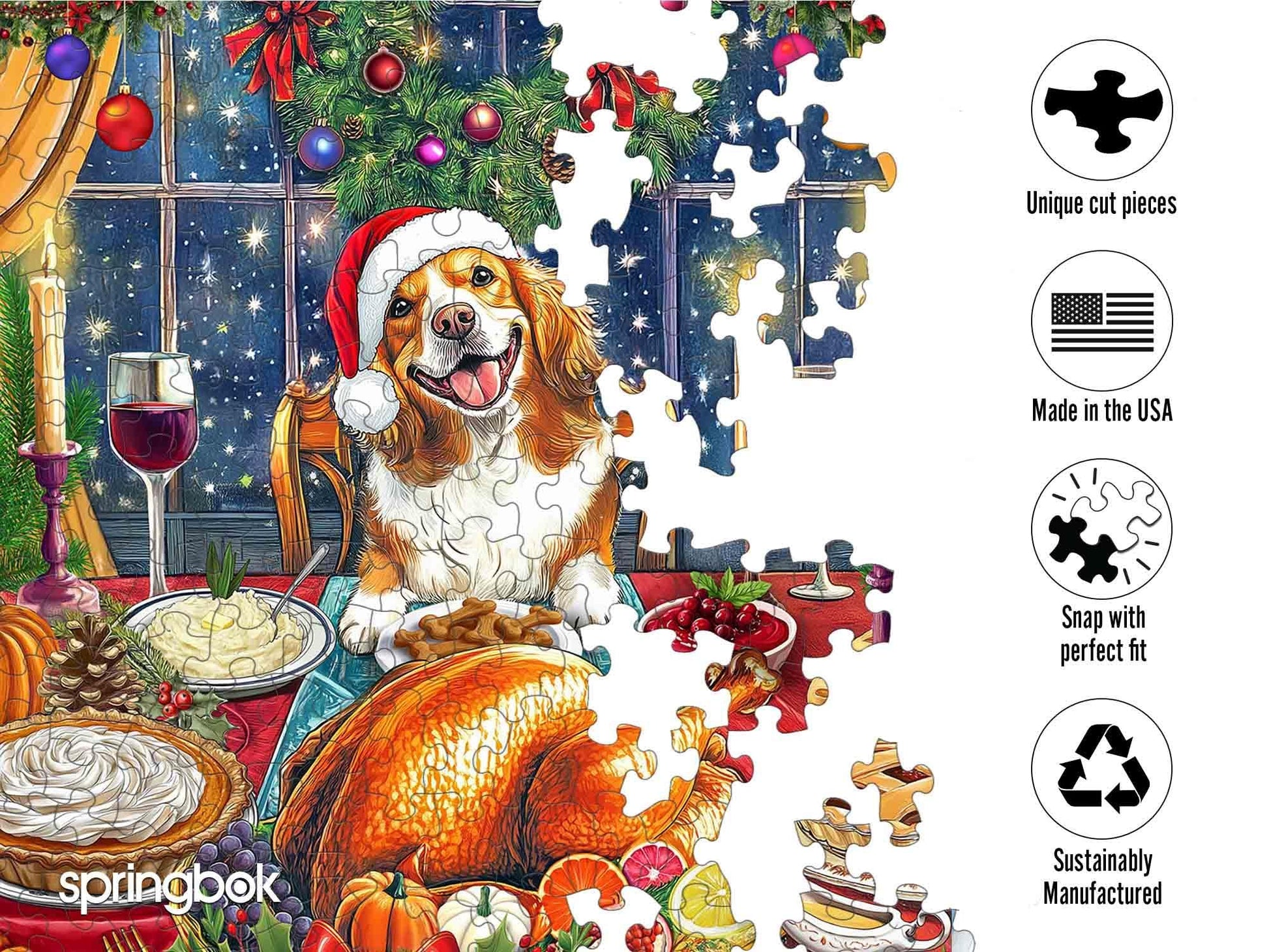 Springbok Thanksgiving Guest 1000 Piece Jigsaw Puzzle for Adults