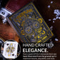 Cyberpunk Gold Playing Cards, Cardistry Decks, White Deck of Playing Cards for Kids & Adults, Cool Playing Cards with Card Game e-Book, Unique Playing