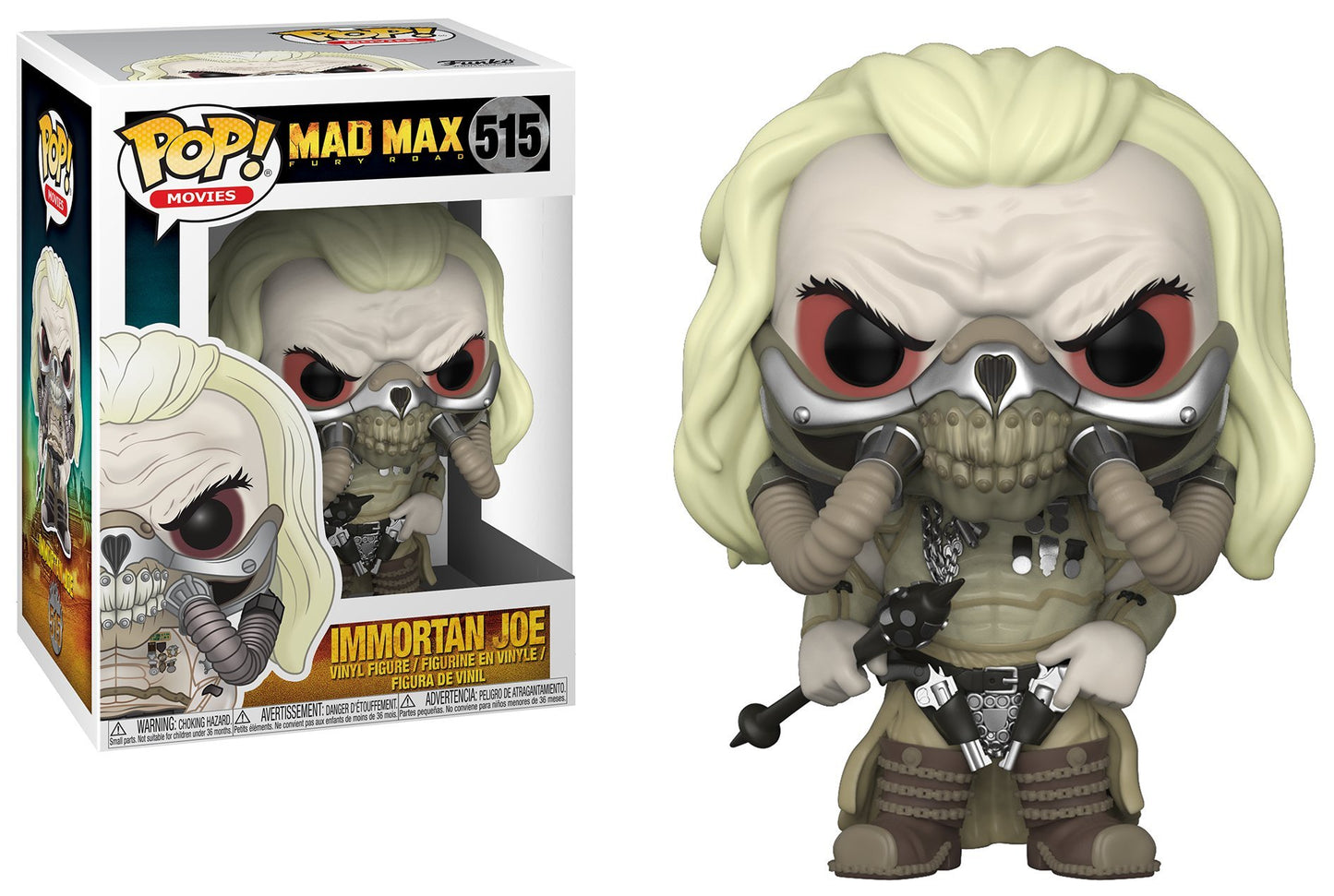 Funko Pop! Movies: Mad Max Fury Road - Immortan Joe Vinyl Figure (Bundled with Pop BOX PROTECTOR CASE)