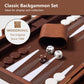 Backgammon Sets for Adults - 15 inch Classic Board Games with Premium Leather Case - Travel Backgammon Strategy Game Set for 2 Players - Portable