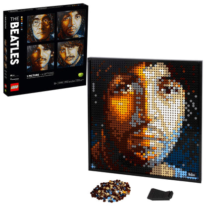 LEGO Art The Beatles 31198 Collectible Building Kit; an Inspiring Art Set for Adults That Encourages Creative Building and Makes a Great Gift for