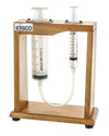 EISCO Pascal's Demonstrator - Hyradulic Press, 7.5" Height, Sturdy Wood Frame, 50ml Large Piston, 10ml Small Piston